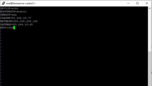 تنظیم IP در CentOS 7 