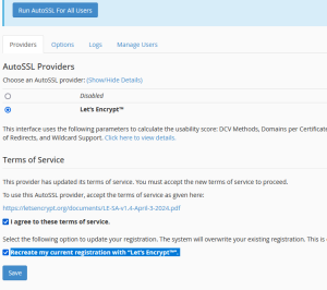 راه حل مشکل ssl در cpanel