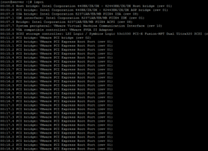دستور نمایش اسلات ها در لینوکس